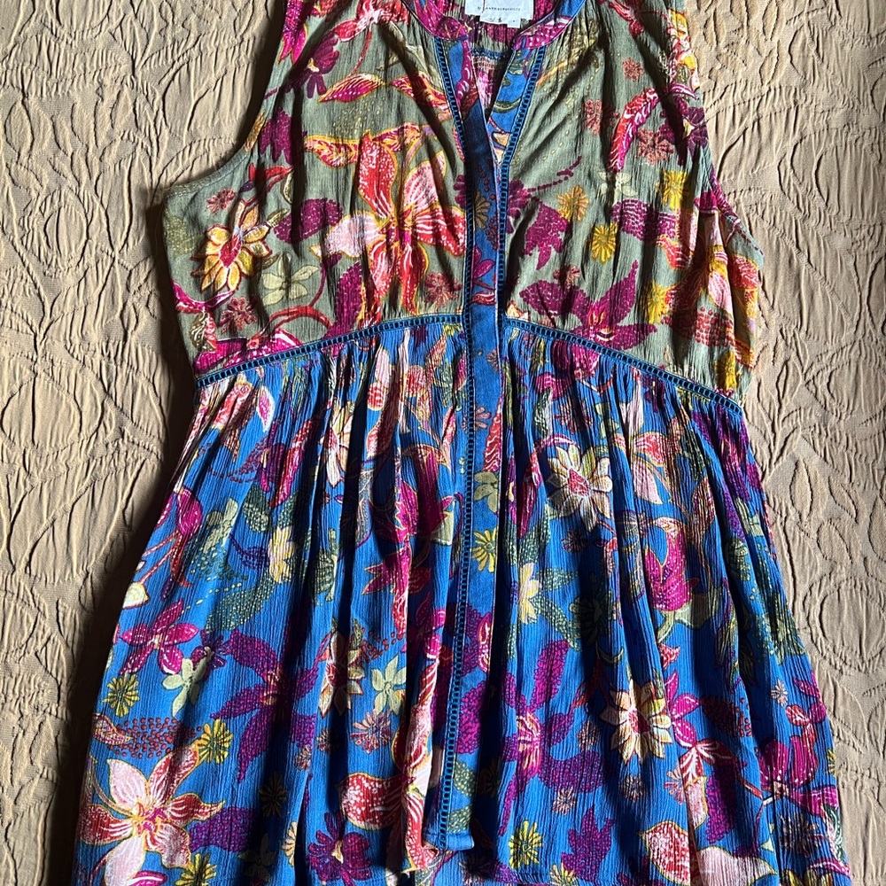 Anthropologie Multicolor Patterned Top